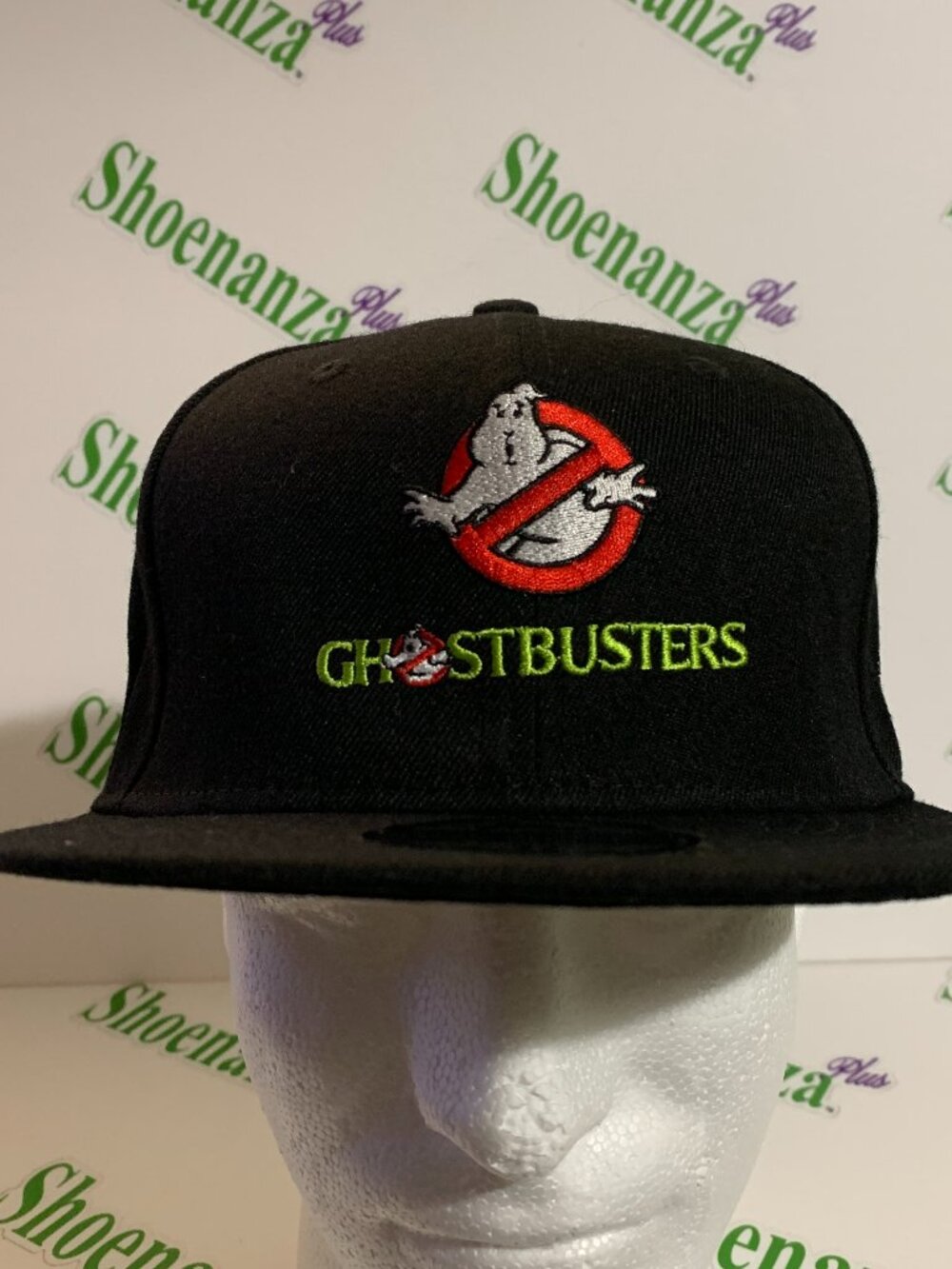 Headgear Classics Hat Ghostbusters Stay Puft Marshmallow Man Black Cap 7 1/4